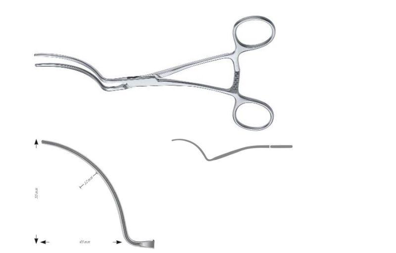 ВІЛІ АТРАВМАТ.ЗАТИСКАЧ СТЕРЖ. ВИГНУТ..ВВЕРХ 180MM